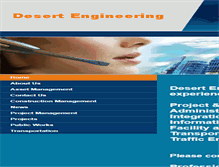 Tablet Screenshot of desertengineering.com